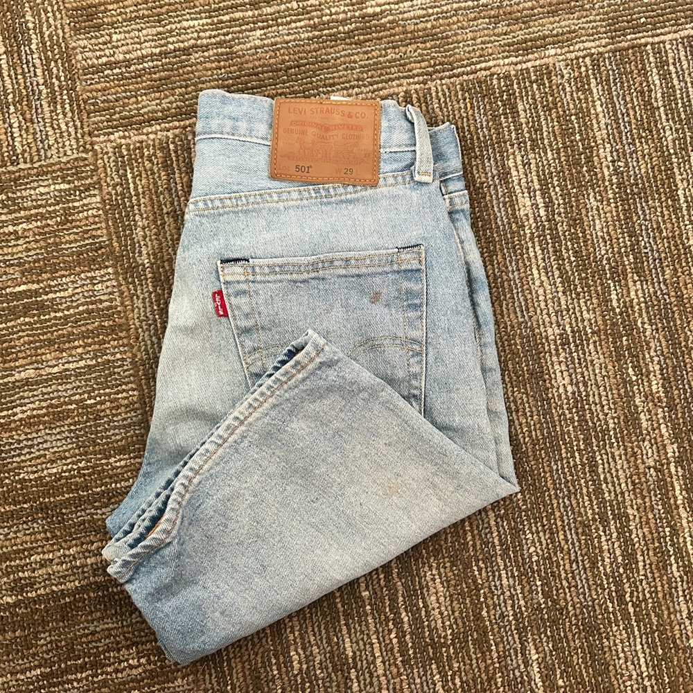 Vintage 1980s Levi’s 501 Cutoff Daisy Duke Shorts Jorts - Size 29 - Made In USA
